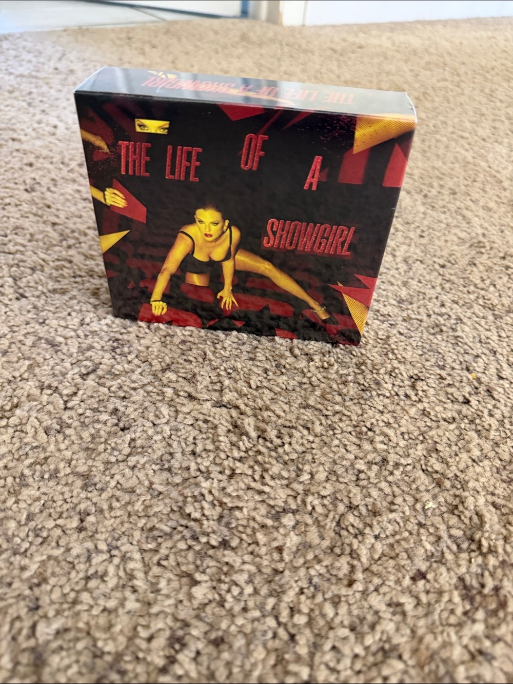Taylor Swift Black and Red 'The Life of a Showgirl' CD Deluxe